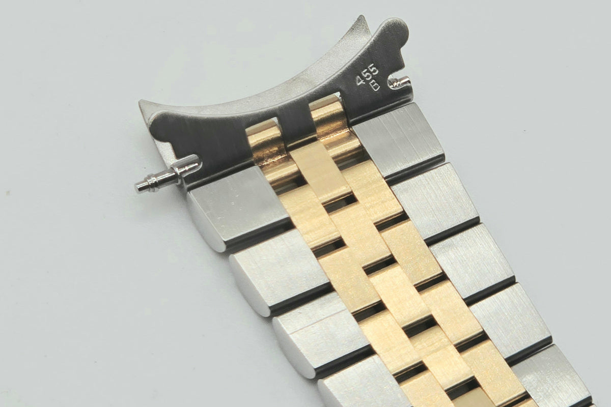 Jubilee Bracelet SS/18K Reference 62523H with 455B End Links for Rolex