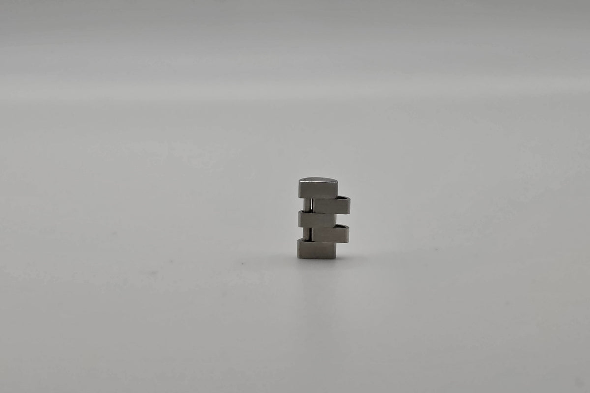 Jubilee Stainless Steel Hollow Extra Link 12.1mm