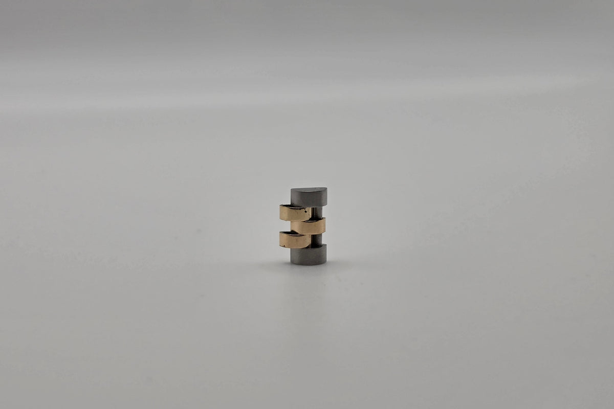 Jubilee SS/18K Hollow Extra Link 12.1mm