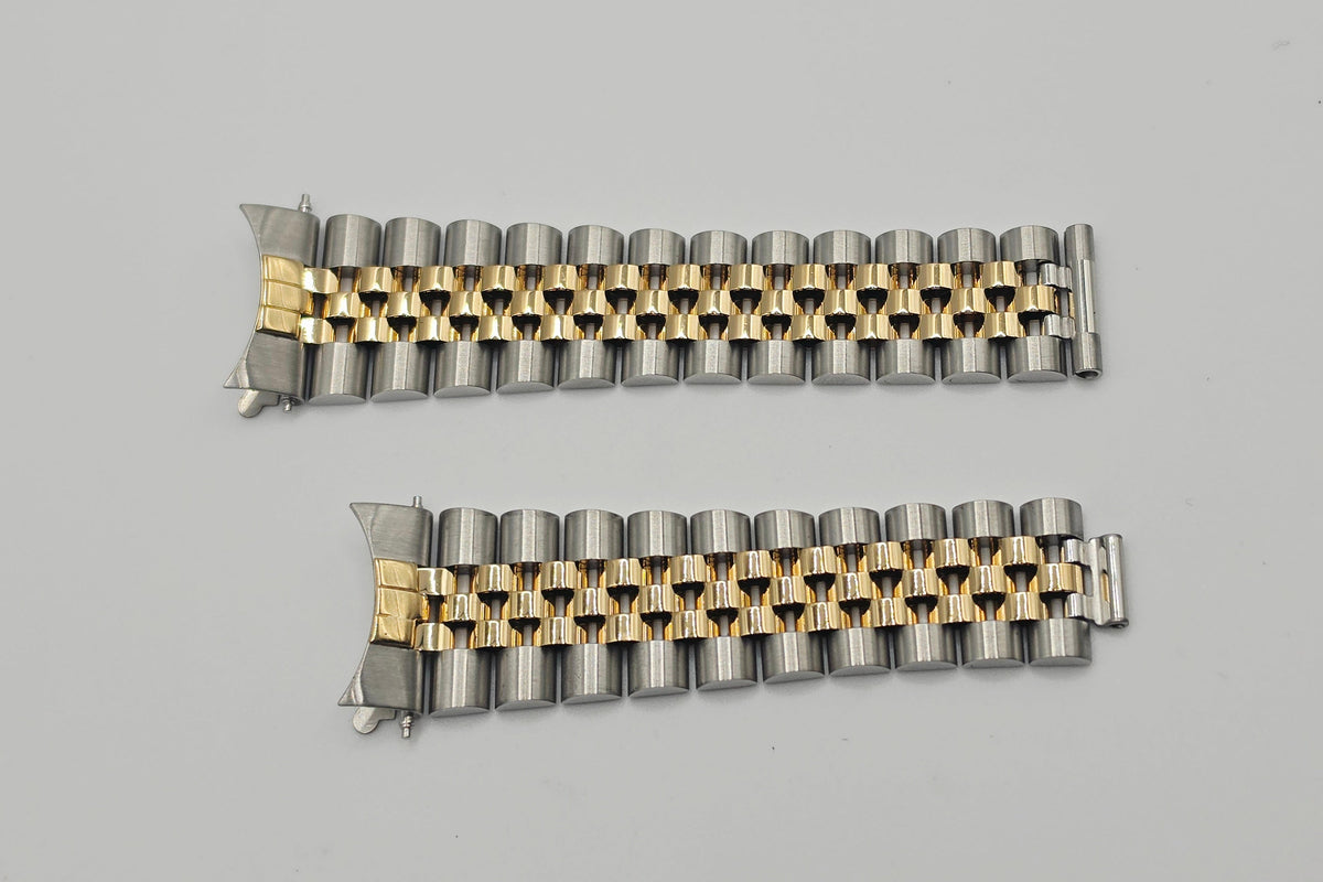 Jubilee Bracelet SS/18K Reference 62523H with 455B End Links for Rolex