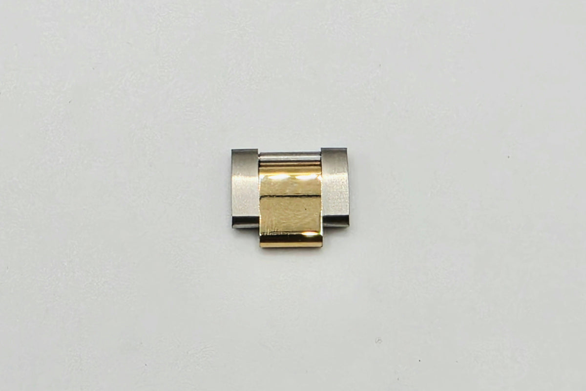 Oyster Two-Tone Stainless Steel & 18K Gold Hollow Extra Link 14mm for Rolex 78273