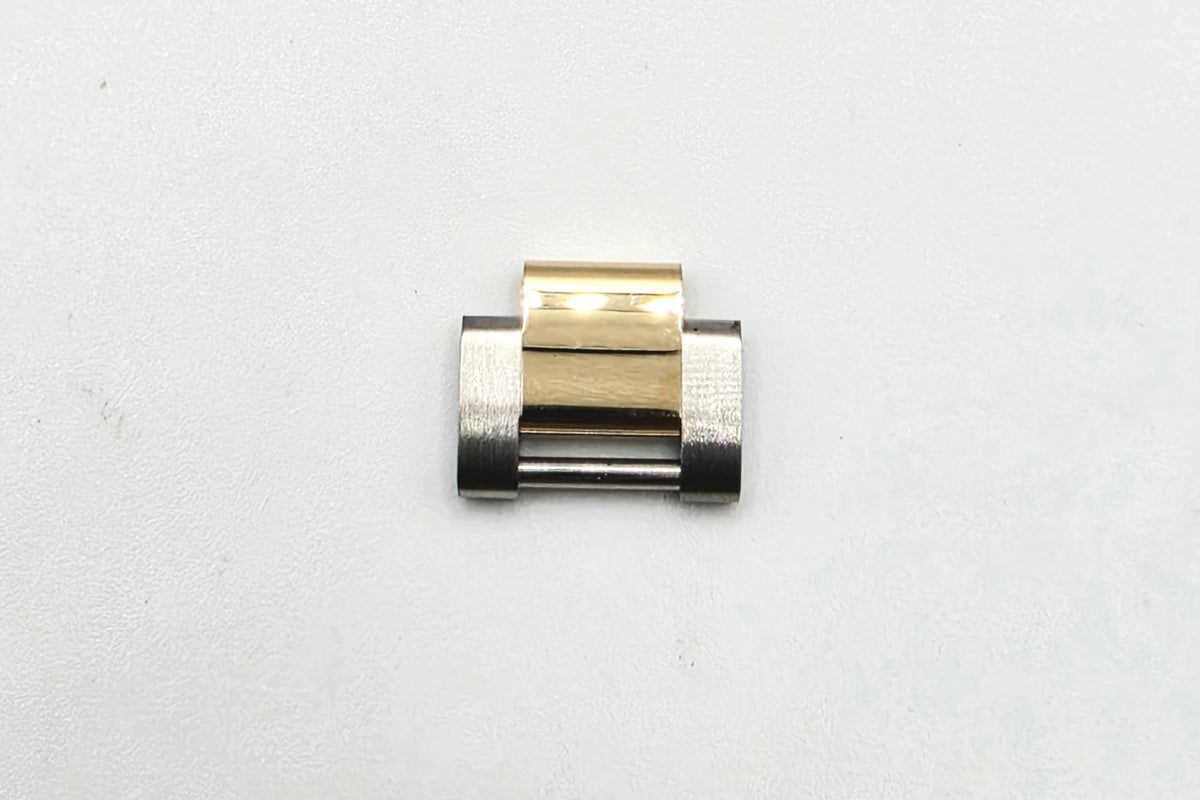 Oyster Two-Tone Stainless Steel & 18K Gold Solid Extra Link 15.5mm for Rolex 116233
