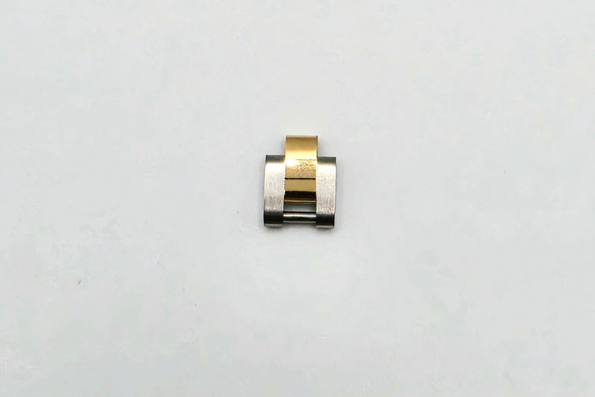 Oyster Two-Tone Stainless Steel & 18K Gold Hollow Extra Link 10mm for Rolex 69173