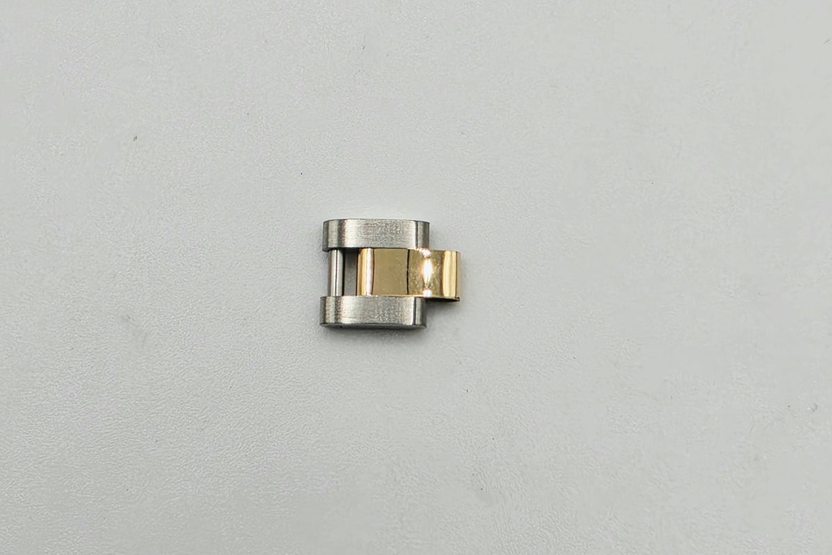 Oyster Two-Tone Stainless Steel & 18K Gold Hollow Extra Link 10mm for Rolex 69173