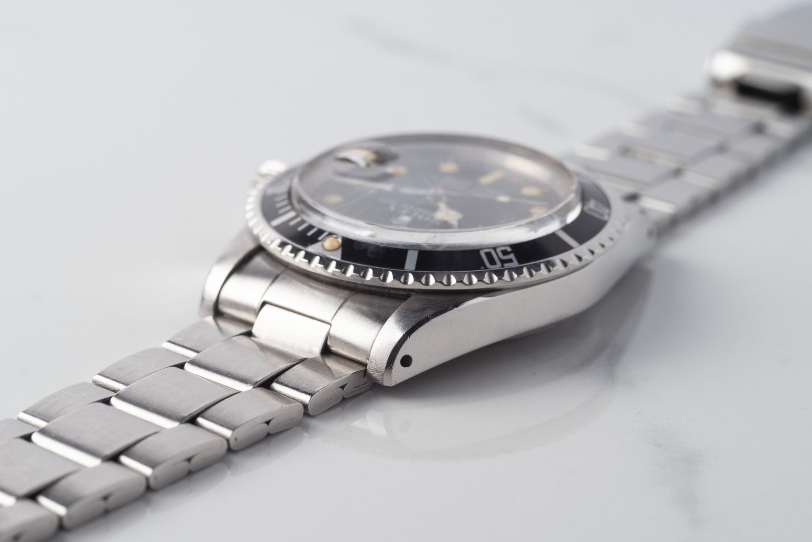Vintage Rolex watch with premium replacement Oyster bracelet by Oysters Jubilee – precision-crafted for an authentic fit.
