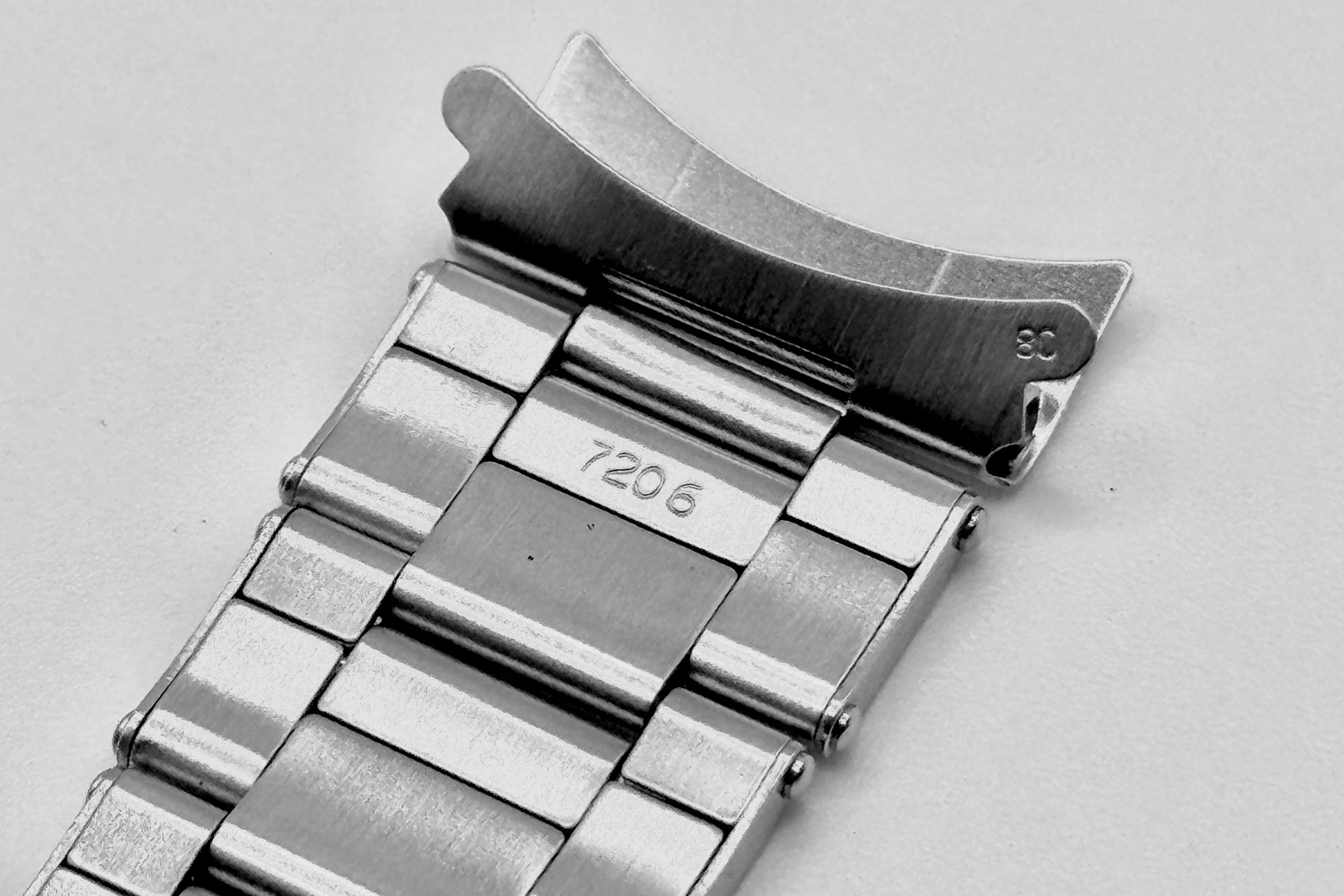 Oyster Rivet Bracelet 7206 with 80 End Links for Rolex